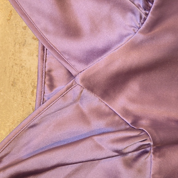 NWT Express Violet Purple Silk Tank Blouse - Picture 5 of 11